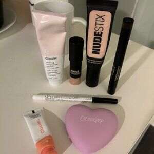 Giant Makeup Bundle NUDESTIX Glossier ColourPop NYX Cosmetics